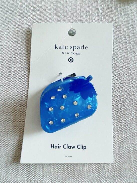 Kate Spade X Target Accessories - Kate Spade Strawberry Claw Hair Clip - kate spade new york x Target™ Blue